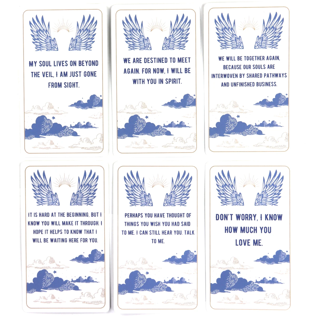 Message From Heaven Oracle Cards For Family Party High Quality Fortune Telling Divination Tarot Cards Deck Game 5