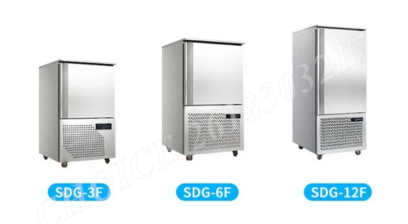 Hotel Restaurant Commercial Refrigeration Equipment 3tray Kitchen Quick Blast Freezer -40 Degree Frost Free Freezer