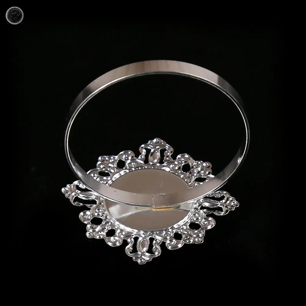 Napkin Ring Towel Holder 12pcs Diamond Designed Napkin Ring Paper Holder Dinner Party Wedding Banquet Table Decor Napkin Holders