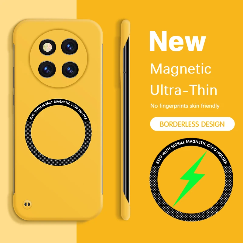 Frameless Magnetic Thin Tough Back Cover Housing