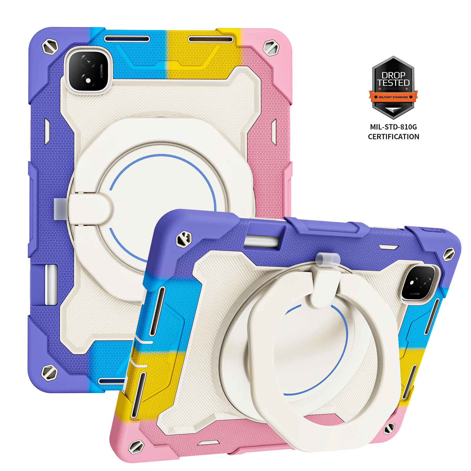 Heavy Duty Shockproof Tablet Case with Stand and Pen Slot