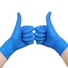50/100PCS Blue Nitrile Gloves for Hairdressing Manicure Washing Cars Waterproof Dishwashing Kitchen Bathroom Tools Latex Free 3