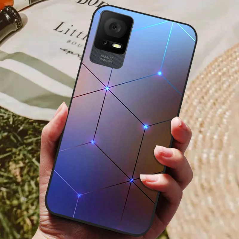 Black Silicone TPU Phone Cover with Soft Bumper Protection