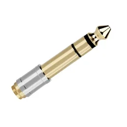 OKCSC HiFi Audio Adapter DJ64 - Premium 6.35mm Male to Female Conversion for Enhanced Sound Quality (6.35mm to 3.5mm)