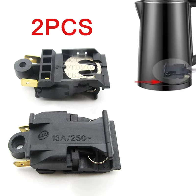 13A Power Electric Kettle Switch Thermostat Switch Steam Kitchen Accessory Automatic Power Off Electric Tools 2PCS