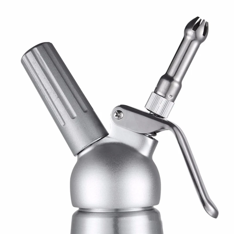 Description Picture 5 of itemHigh Quality 500ML Durable Aluminum Cream Whippers Metal Whipped Cream Dispenser Siphon Dessert Tools Good Packing