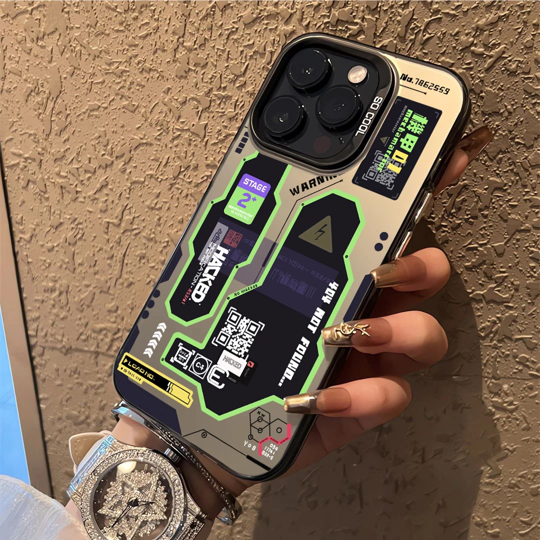 Hacker Creative Mecha Matte Shockproof Back Cover