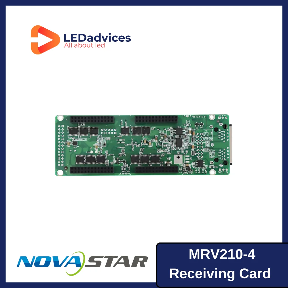 Novastar MRV210-4 Receiving MRV210 Series Card For LED Screen 3D Function Rental Outdoor Indoor Display Wall Maintenance