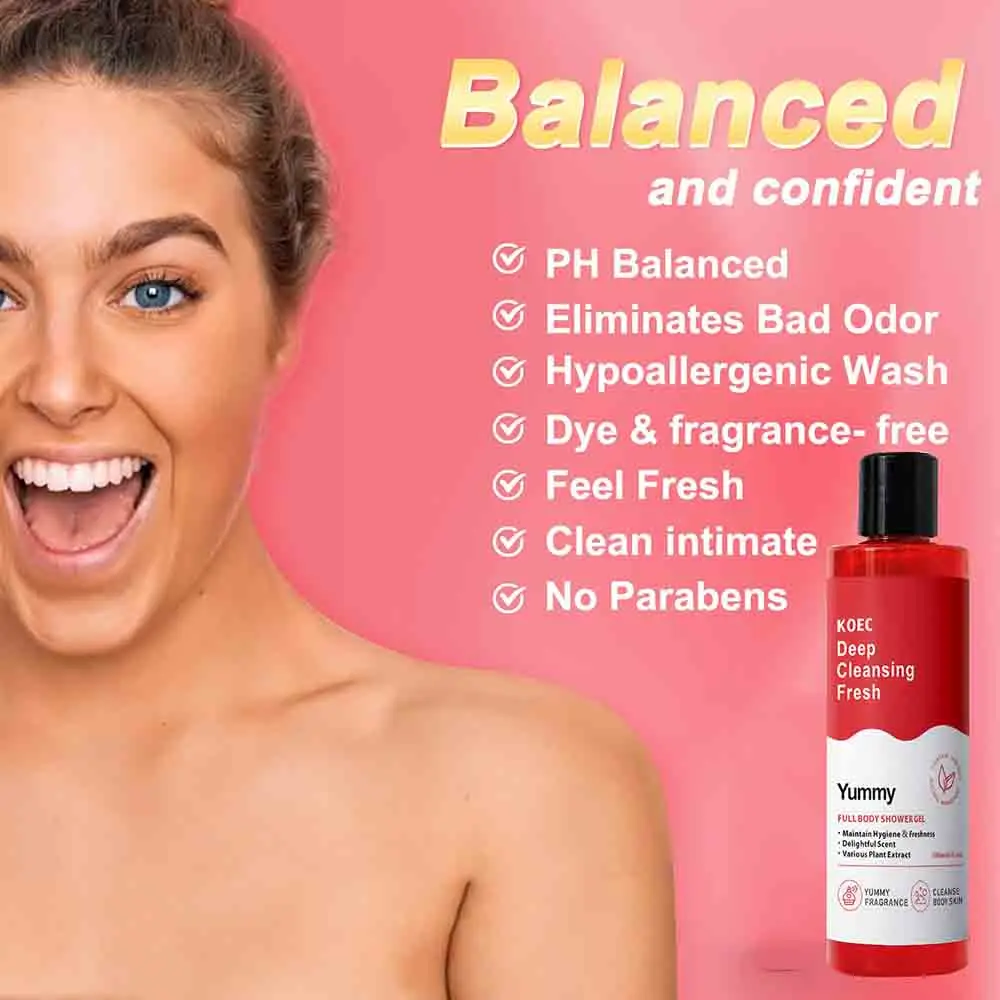 Probiotics Shower Gel Moisturize And Refresh The Intimates Lymphatic Drainage Herbal Wash For Women Ph Balance Body Care