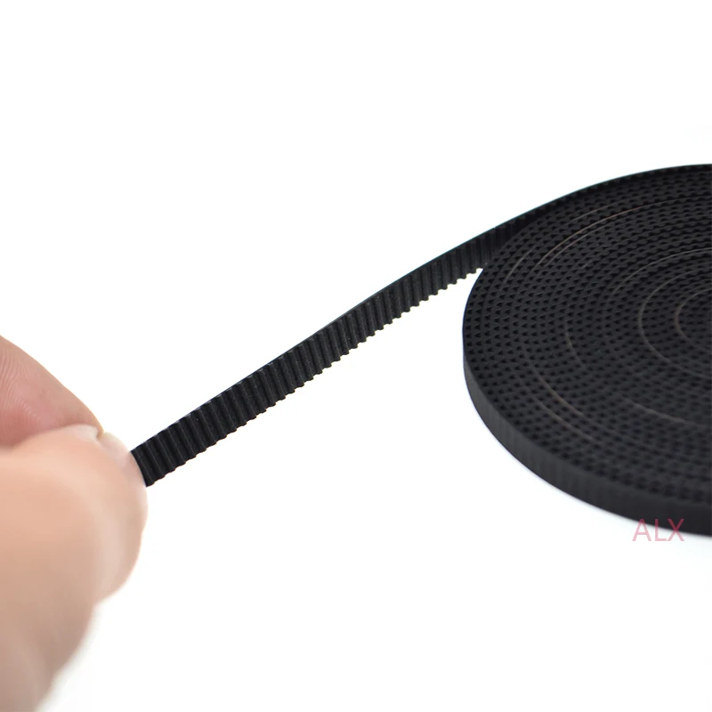 GT2 timing belt 6mm width 2GT Fiber Reinforced Rubber open timing Belt For CNC 3D Printer Reprap Prusa i3 gear 5METER