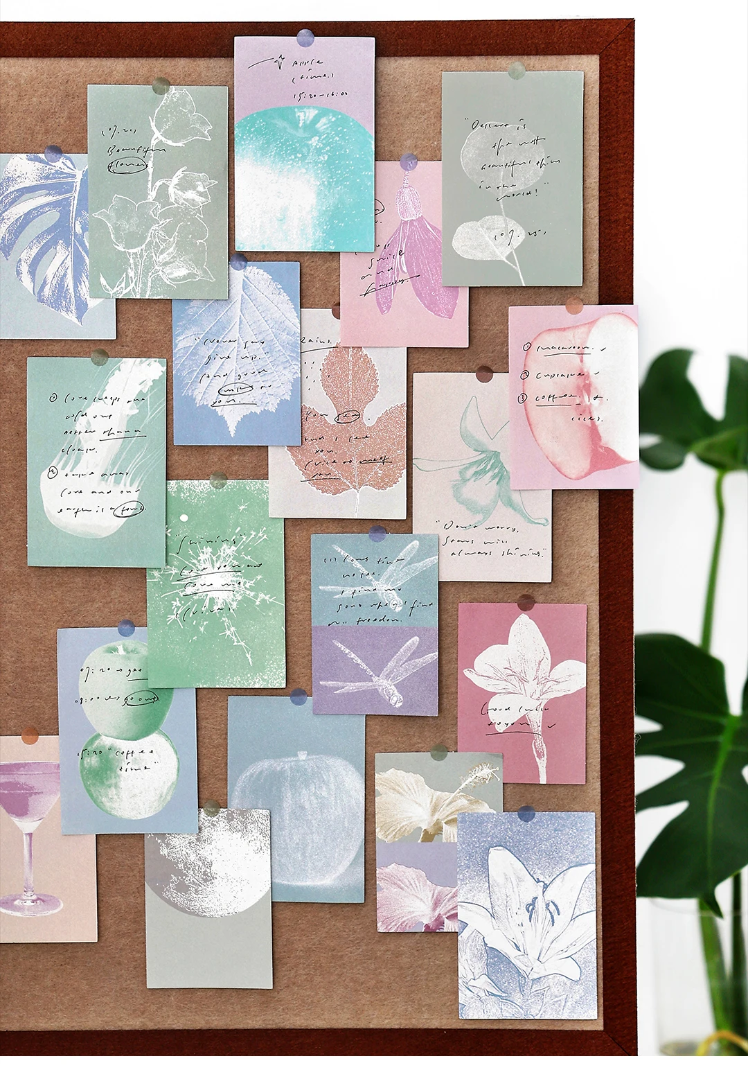 20 Blatt Simple Ins Dream Whispering Series Memo Material Scrapbook Hintergrundpapier DIY handgemachte Collage Dekoration Craft Pape – Detail 8