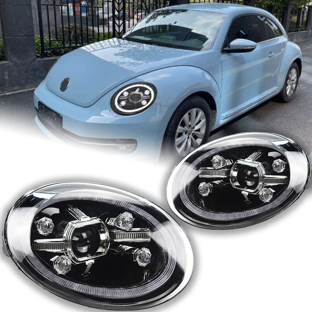 Akd Car Styling For Vw Beetle Headlights 20132020 Beetle Led Headlight