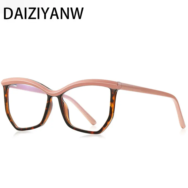 

Cat Eye Trending Irregularity Blue Light Blocking Glasses Women Tr90 Anti Ray Eyeglasses Transparent Fashion Computer Eyewear