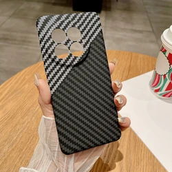 Ultra-Thin Carbon Fiber Stripe Matte Hard Cover for OnePlus 13 (Black Silver)