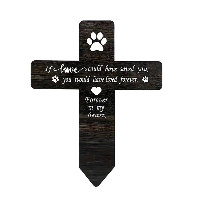 Pet Memorial Graves Markers Memorial Garden Cemetery Yard Decoration Dog Grave Stake Pet Loss Plaques Outdoors pet memorial stones