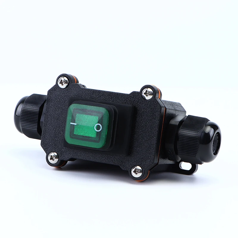 Interruttore Impermeabile IP68 16A 250V - Con LED Blu, Per Esterni E Macchine - Foto 4