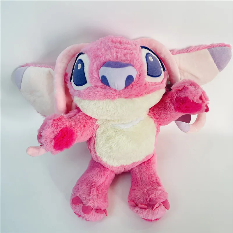 Disney Magician Stitch Pink Angel Plush Toys Kawaii Pixar Anime Plushie Pillow Dolls Soft Stuffed Children's Christmas Gifts 4