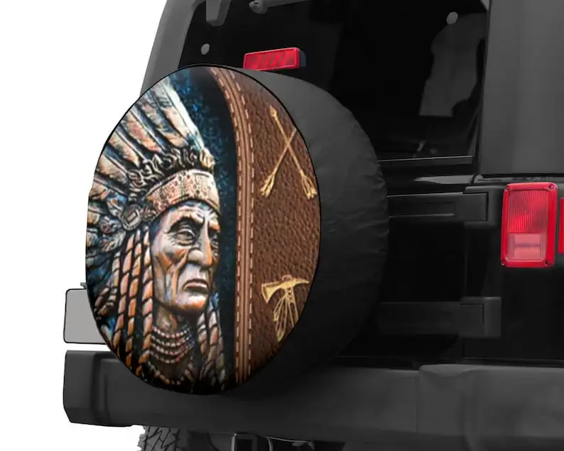 COVER CARBrand New Car Spare Tire Cover 14-17 Inch Polyester Tire Storage  Bag Holder Festive Retro Wheel Protector FOR CAR STYLE AliExpress