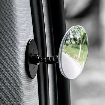 5cm Universal 360° Blind Spot Mirror – Adjustable Stick-On Safety Lens for Cars 1