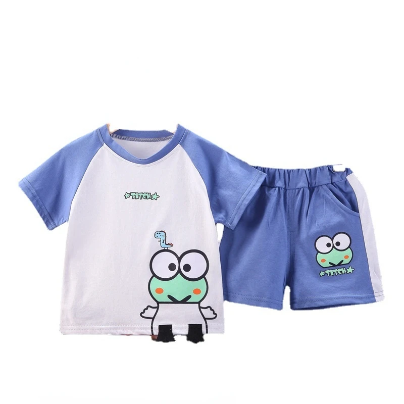 

New Summer Baby Clothes Suit Children Boys Girls Casual Cartoon T-Shirt Shorts 2Pcs/Sets Toddler Sports Costume Kids Tracksuits