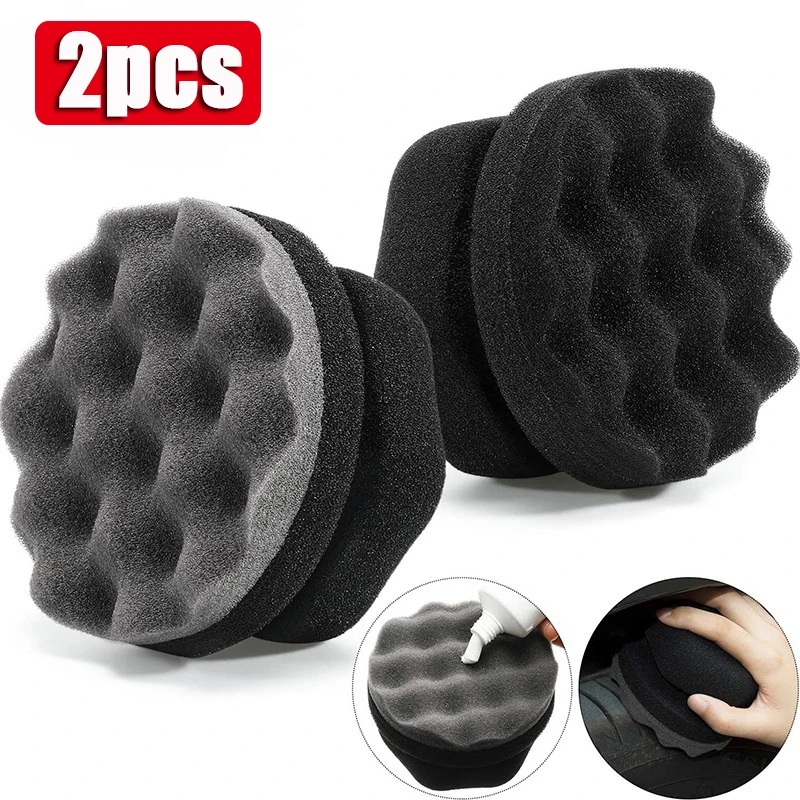 

Car Tire Waxing Spong Handle High Density Foam Sponge Car Wax Polishing Beauty Auto Detailing Brush