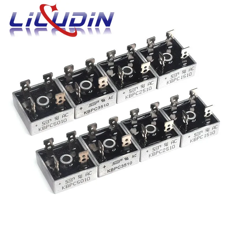 Diode Bridge Rectifier Electrical Rectifier Diodes Rectifier Diodes Electrical Diodes KBPC1510 KBPC2510 KBPC3510 KBPC5010 15A 25A 35A 50A 1000V Diode Bridge Rectifier kbpc5010
