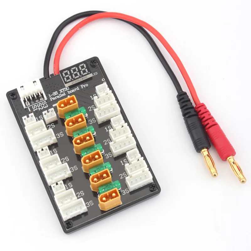 Testeur de Batterie Lipo XT60/XT30 avec Affichage Tension 1-4S