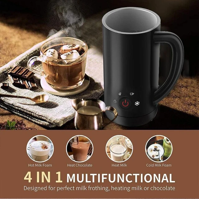 Electric Milk Frother Hot and Cold Milk Frother Stainless Steel  Multifunctional Instant Milk Frother for Hot Chocolate - AliExpress