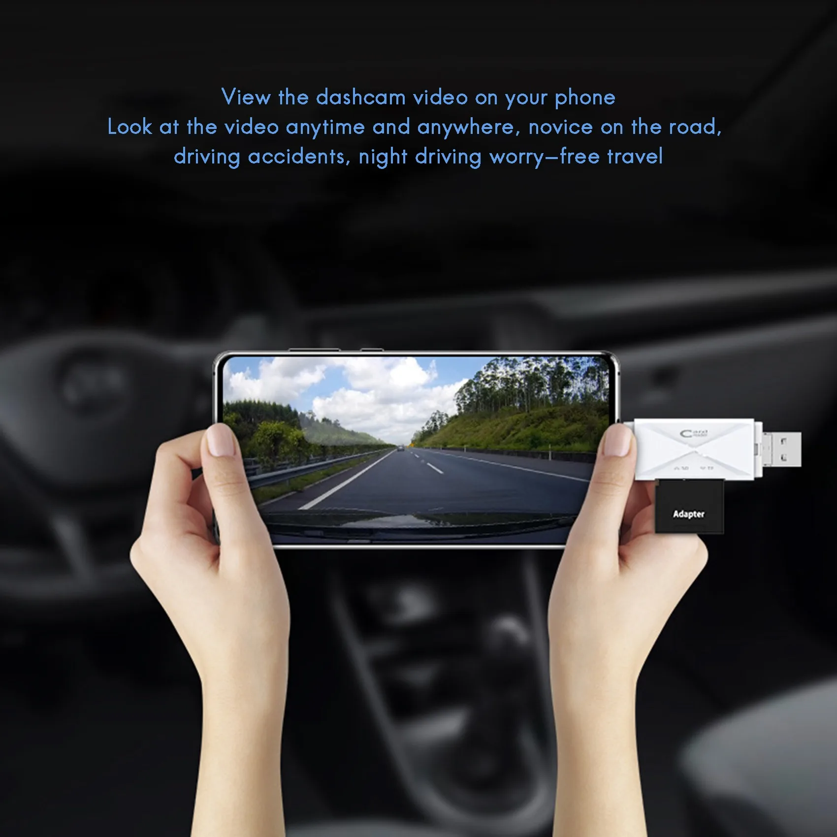 USB 2.0 마이크로 USB C타입 카드 리더기, SD 메모리 카드 리더기, 마이크로 SD TF USB C타입 카드 리더기, 흰색