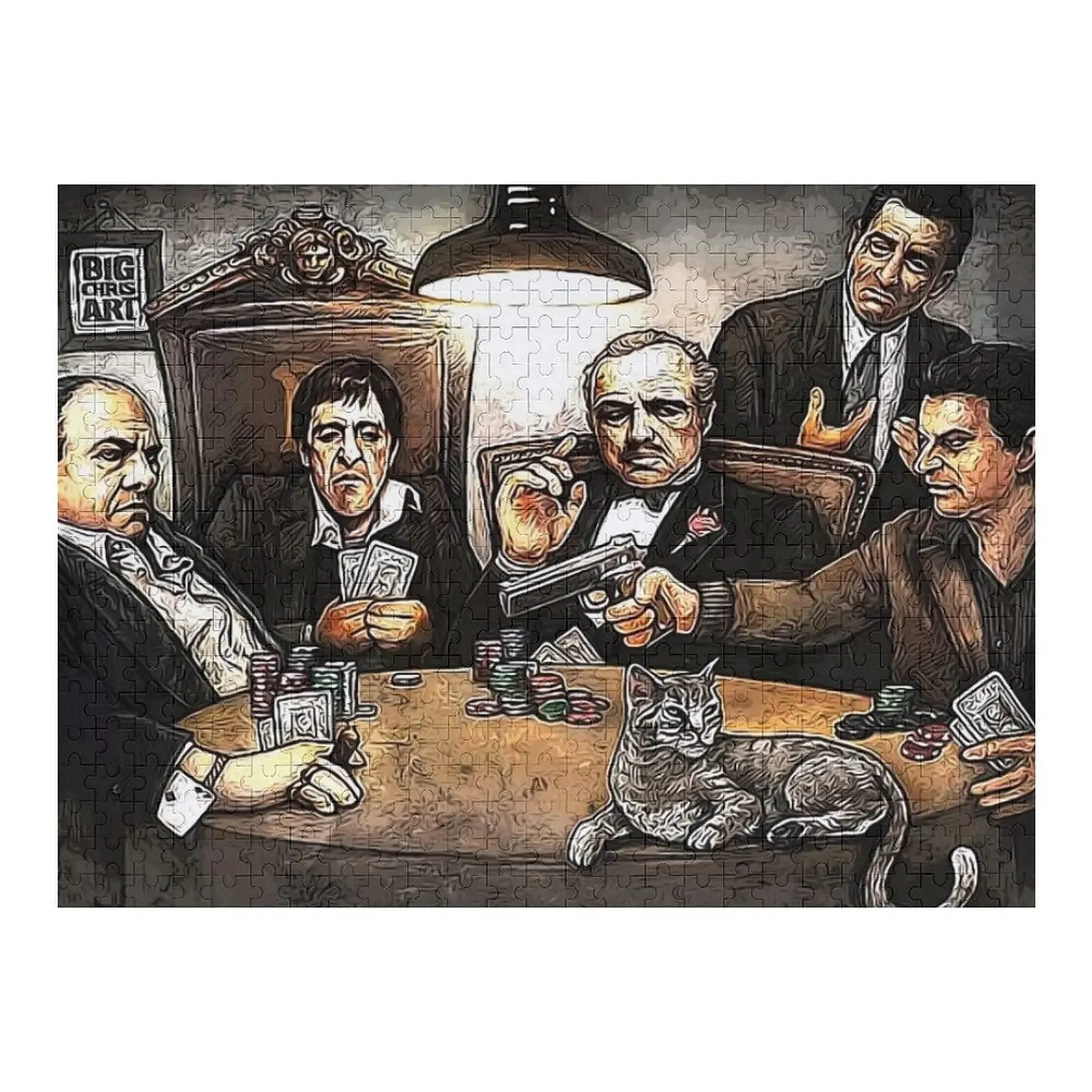 The Godfather Jigsaw Puzzle Customizable Child Gift Wood Adults Personalized Wooden Decor Paintings Puzzle the godfather