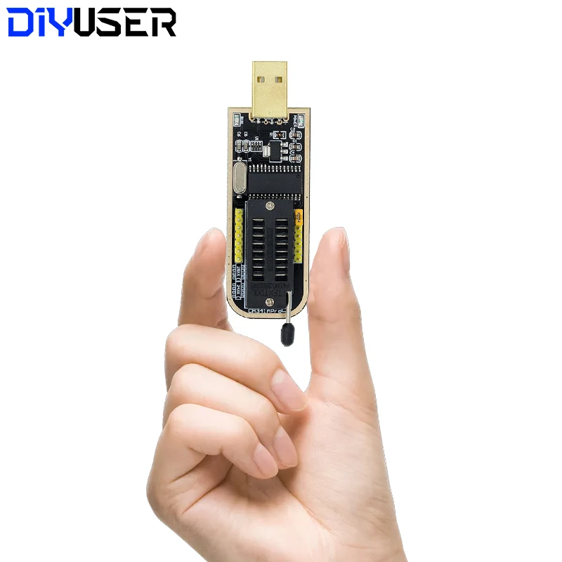 CH341A 24 25 Series EEPROM Flash BIOS USB CH341A Programmer Module  SOP8 Test Clip For EEPROM 93CXX / 25CXX / 24CXX DIY KIT