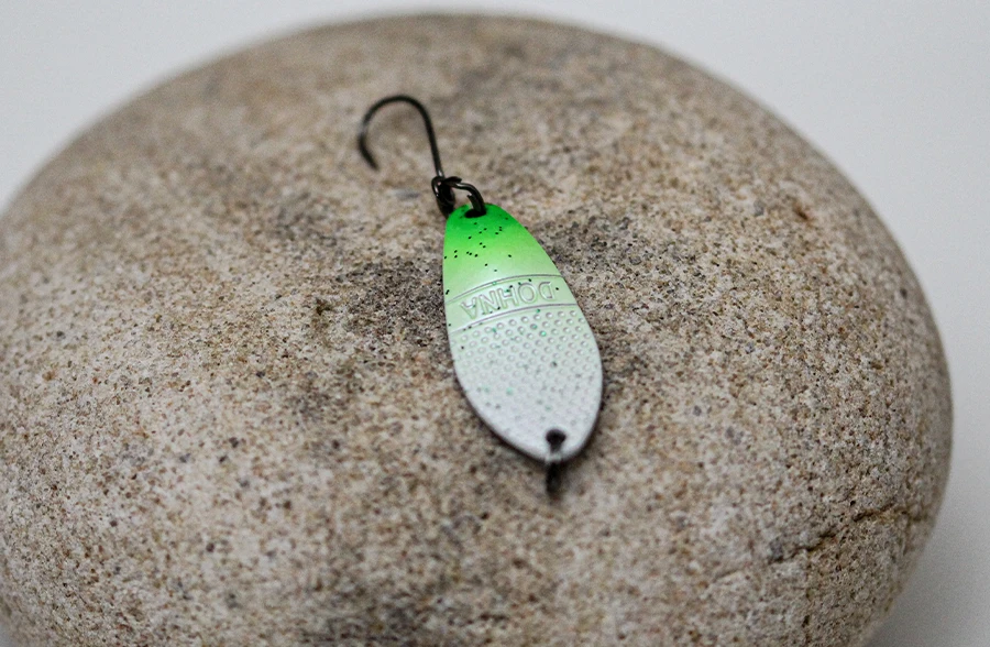 Peche Leurre Pesca Dohna Löffel 3g 30mm Bunte Löffel Köder Kupfer Stream Metall Angeln Köder Swimbait Für Forelle kopf Barsch Lachs – Detail 9