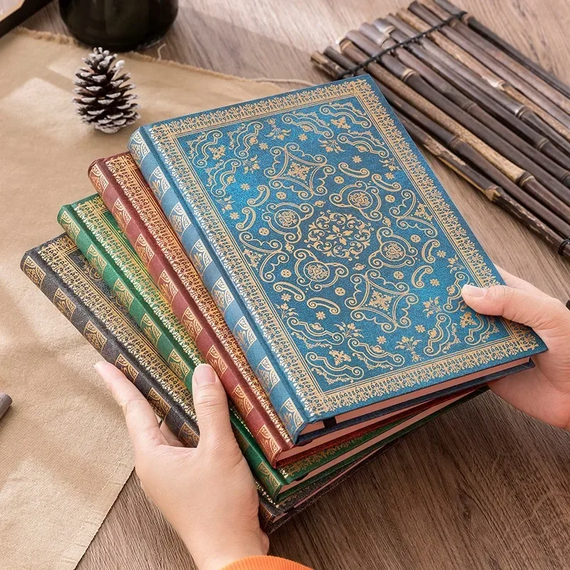 B5 European Retro Hot Stamping Hardcover Notebook Chinese