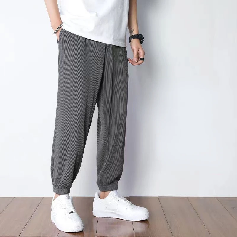Tide Brand Mens Summer Ice Silk Lounge Pants Loose Fit, 100KG Weight, Wide  Leg, Straight Fit Perfect For Casual Sports And Running W0411 From  Liancheng03, $9.36