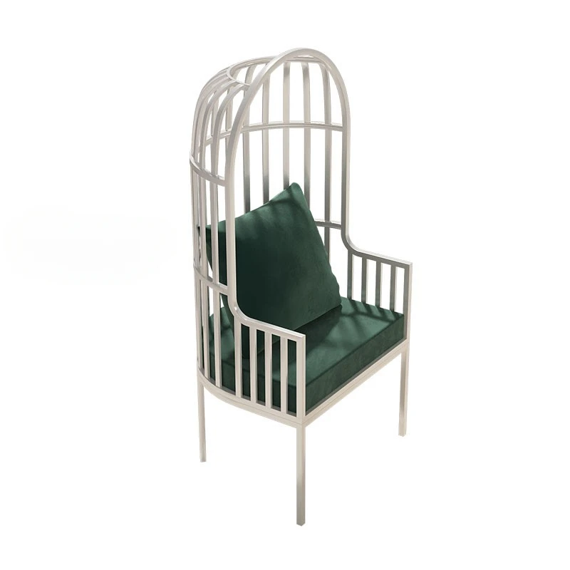 

custom industrial style retro birdcage sofa chair, iron art table and chair, outdoor balcony storage, flower rack,