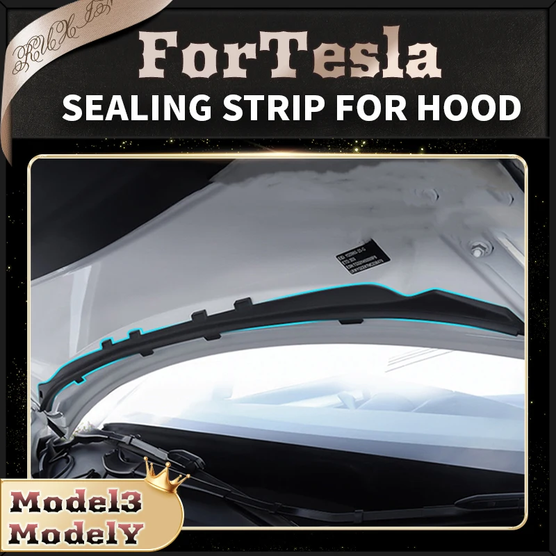 

Передняя крышка шасси моделью 3Y водная полоса для tesla Tesla модель 3 Y Защитная крышка воздушного входа аксессуары для модификации