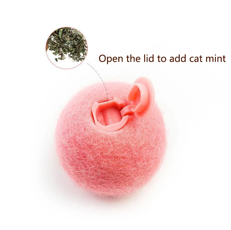 Brinquedo Gato, Animal Sounds Fofo Pelúcia Chilrear Catnip Toy Balls