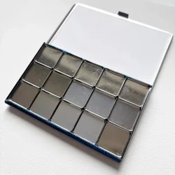 Gem Blue Ultra - Thin Portable Watercolor Palette with Magnetic Box (Blue - L)