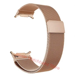 Magnetic Milanese Loop Stainless Steel Watch Strap for Ultra2 - Ultra 47mm (Rose Gold)