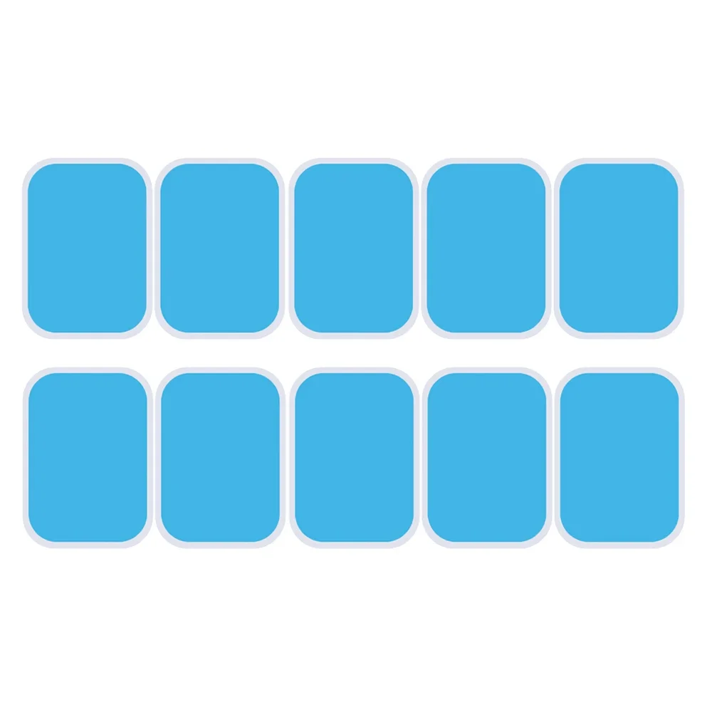 Gel Pads 10pcs/lot For EMS Abdominal ABS Trainer Weight Loss Hip Muscle Stimulator Exerciser Replacement Massager Gel Patches