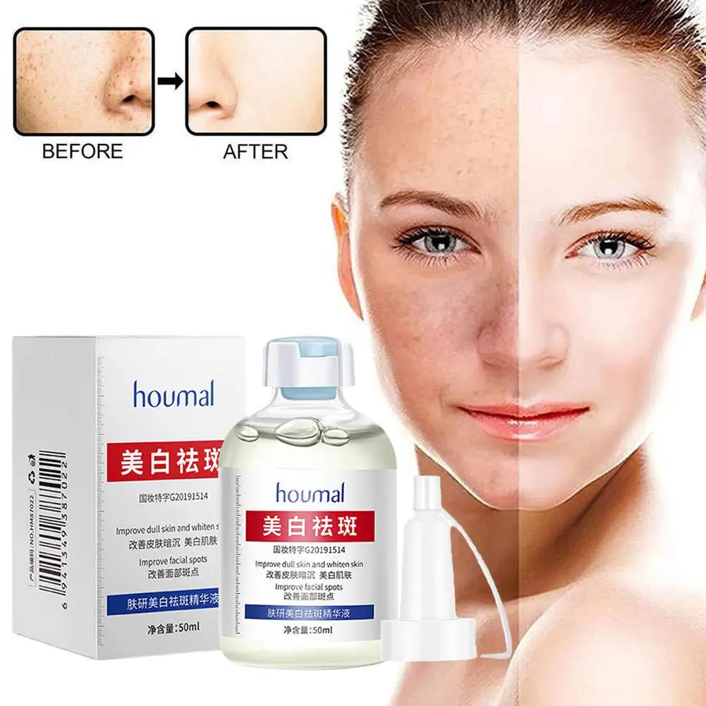 

50ml Freckle Whitening Serum Brighten Fade Dark Spot Skin Face Beauty Correcting Removal Face Care Serum Pigment S5O4