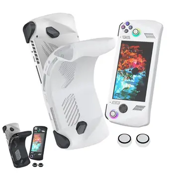 실리콘 보호 케이스, 부드러운 충격 방지 후면 커버, 미끄럼 방지 게임 액세서리, ASUS ROG Ally용 로커 캡, 전체 보호