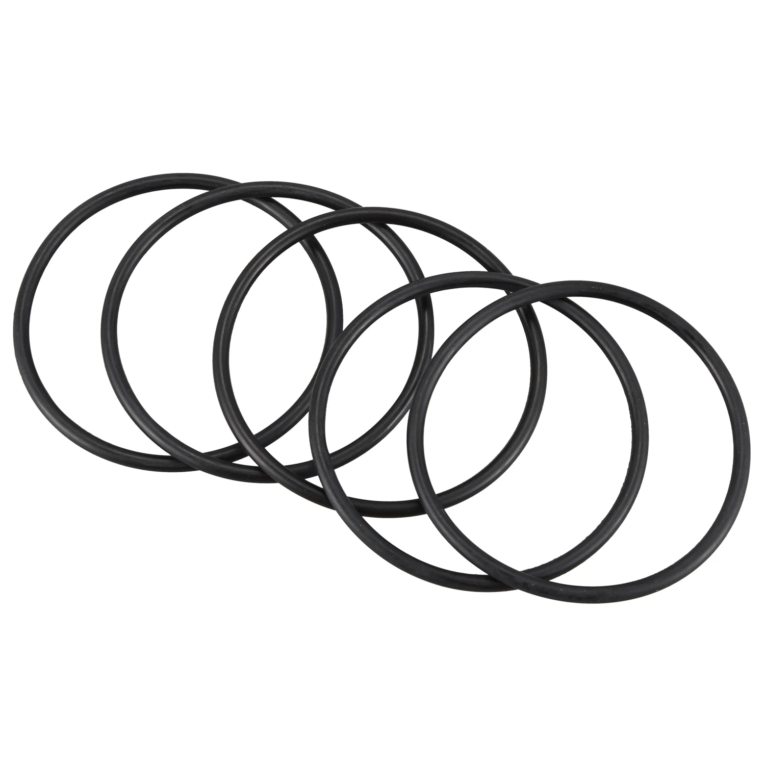 

5 шт. 80 мм наружный диаметр 4 мм Толстый фильтр резиновое уплотнительное кольцо уплотнение черный
