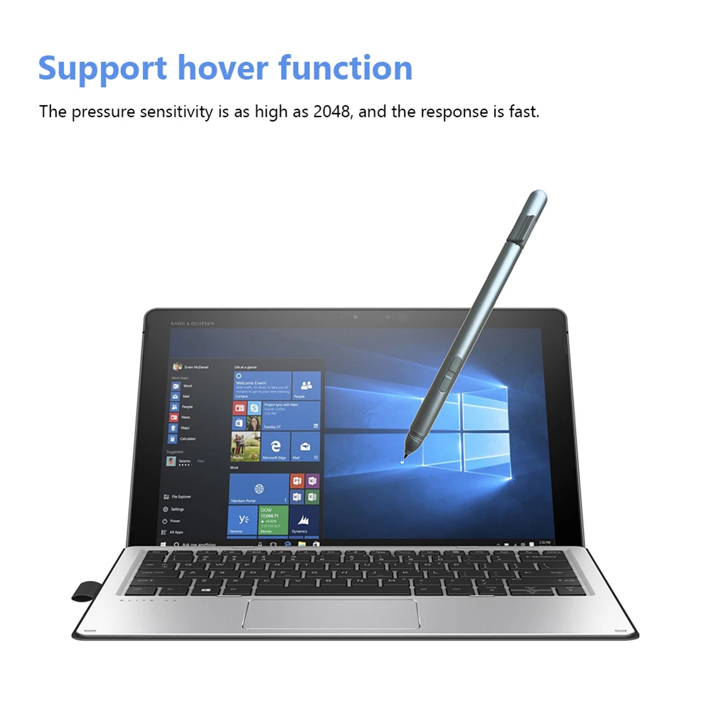 스타일러스 펜, HP 240 G6 엘리트 X2 1012 G1/G2 노트북용 압력 펜, 터치 스크린 펜, 스마트 펜 스타일러스 펜슬, HP 프로 X2 612 G2