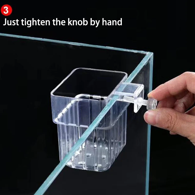 Multifunctional Fish Aquarium Water Grass Planting Cup Breeding Isolation Box Fish Tank Hydroponic Plants Fish Tank Landscaping