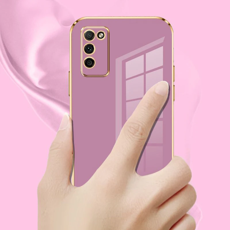 Luxury Square Plating Shockproof Phone Case – Enhanced Protection and Style