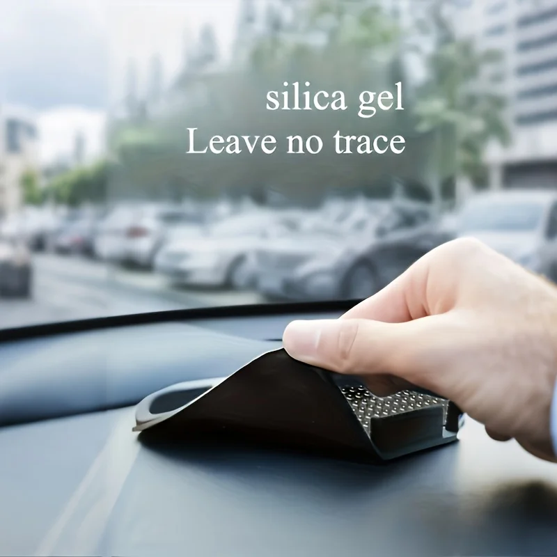 1PC Car Mobile Phone Holder NonSlip Dashboard Mat Pad Anti-Skid Sticky Grip Mount Black High Quality Anti-Slip Mat