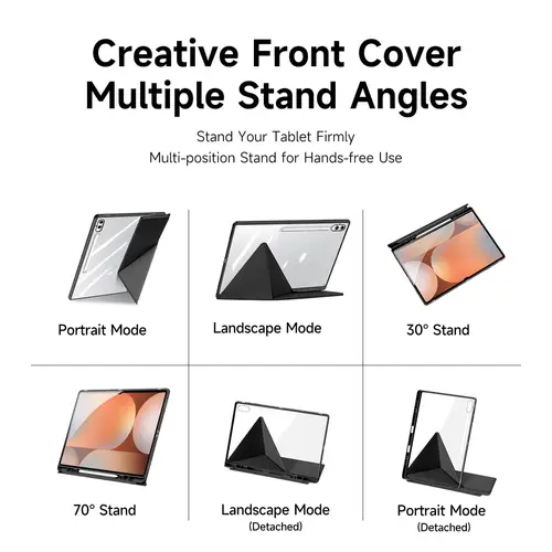 For Samsung Galaxy Tab S10 Ultra / Galaxy Tab S9 Ultra / Galaxy Tab S8 Ultra Case DUX DUCIS Magi Series Detachable Origami Stand - Image 5