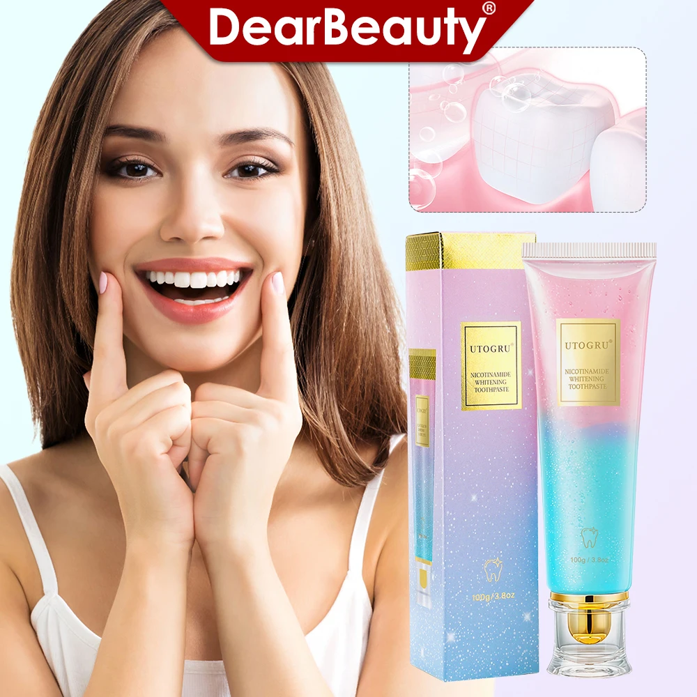 Niacinamide Whitening Toothpaste for Fresh Breath and Clean Teeth