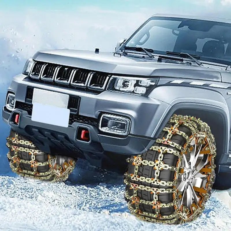 Snow Tire Chains Road Safe Tire Chains Safe Portable Snowing Chains Anti Slip Winter Tire Chains Winter Car accessory Car goods